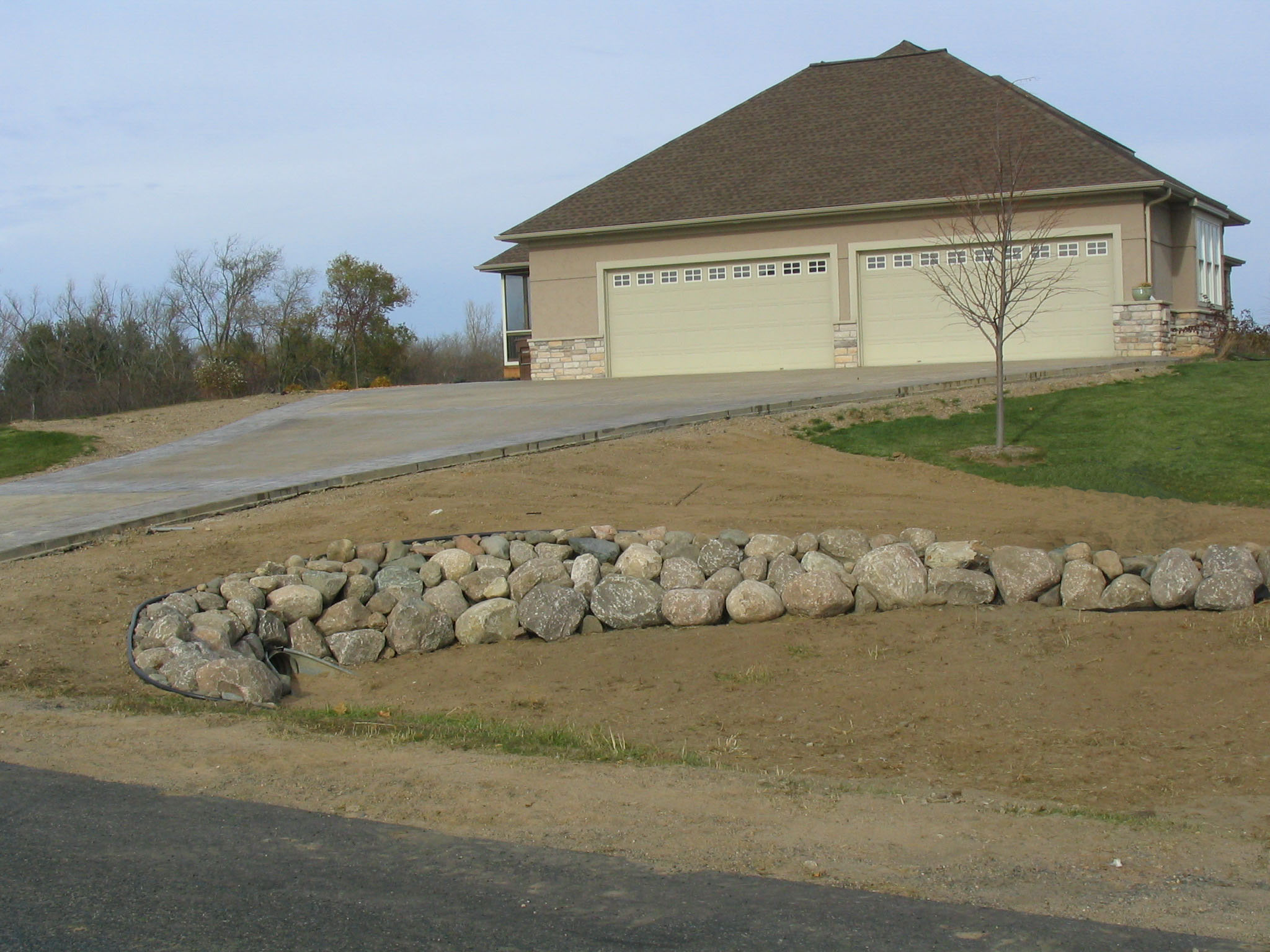 Stone wall